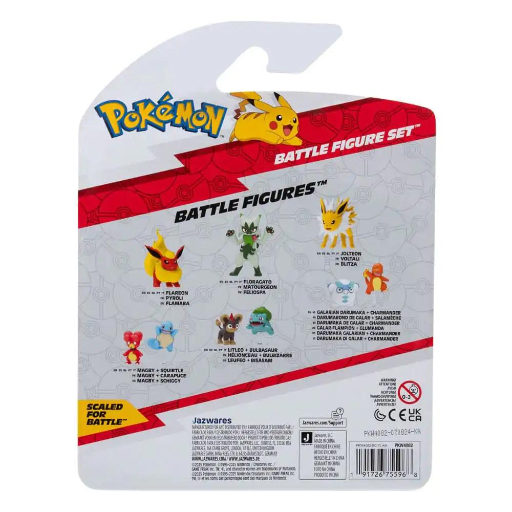 Pokémon First Partner Battle Figure Set Figurki 3-Pack Magby, Pikachu & Gastly zdjęcie produktu