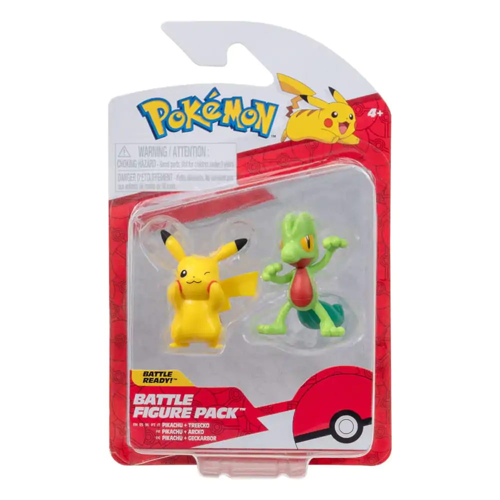 Pokémon Pierwszy Partner Zestaw figurek bojowych Figurka 2-pak Treecko i Pikachu #8 zdjęcie produktu