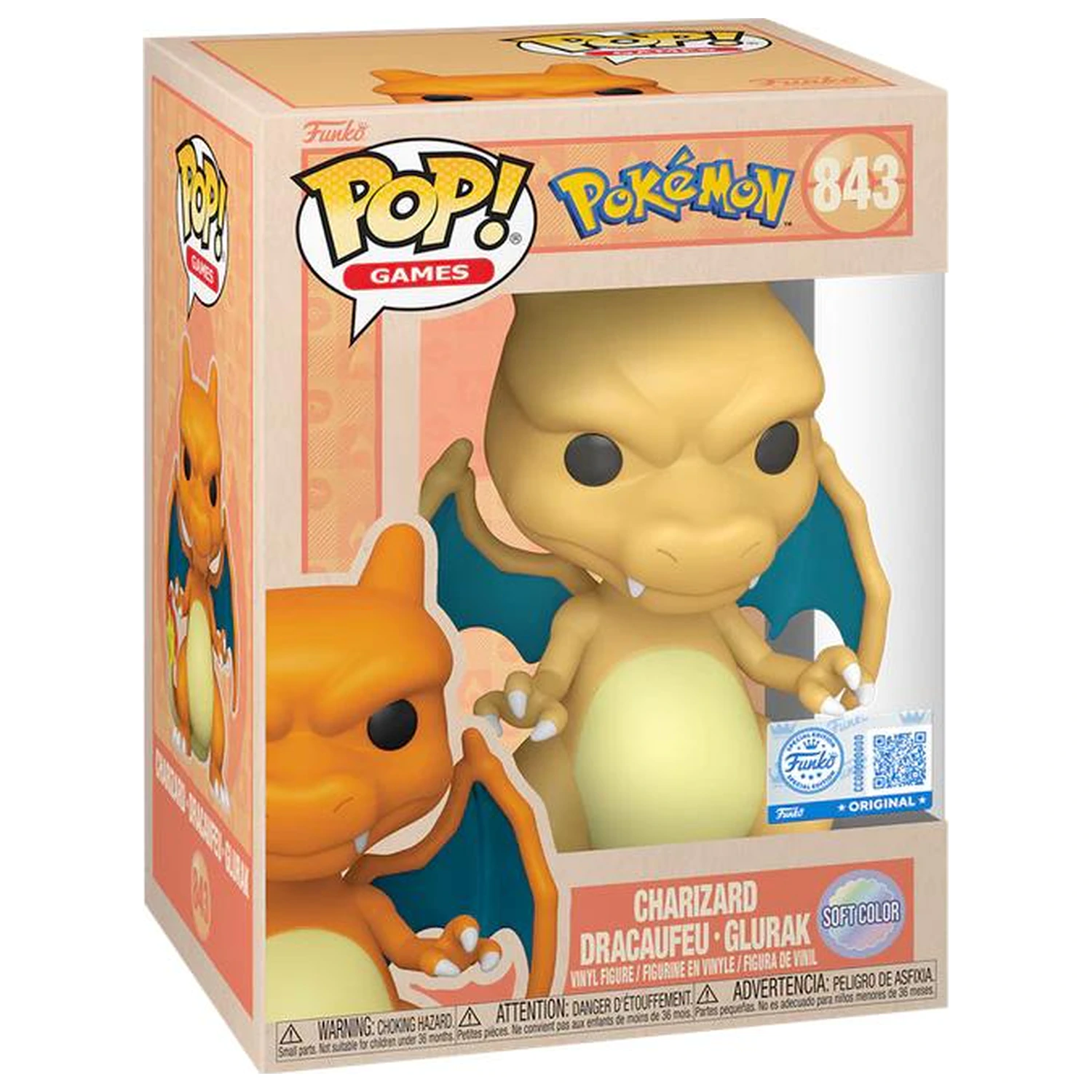 Pokémon Funko POP! figurka Charizard (Soft Color) zdjęcie produktu