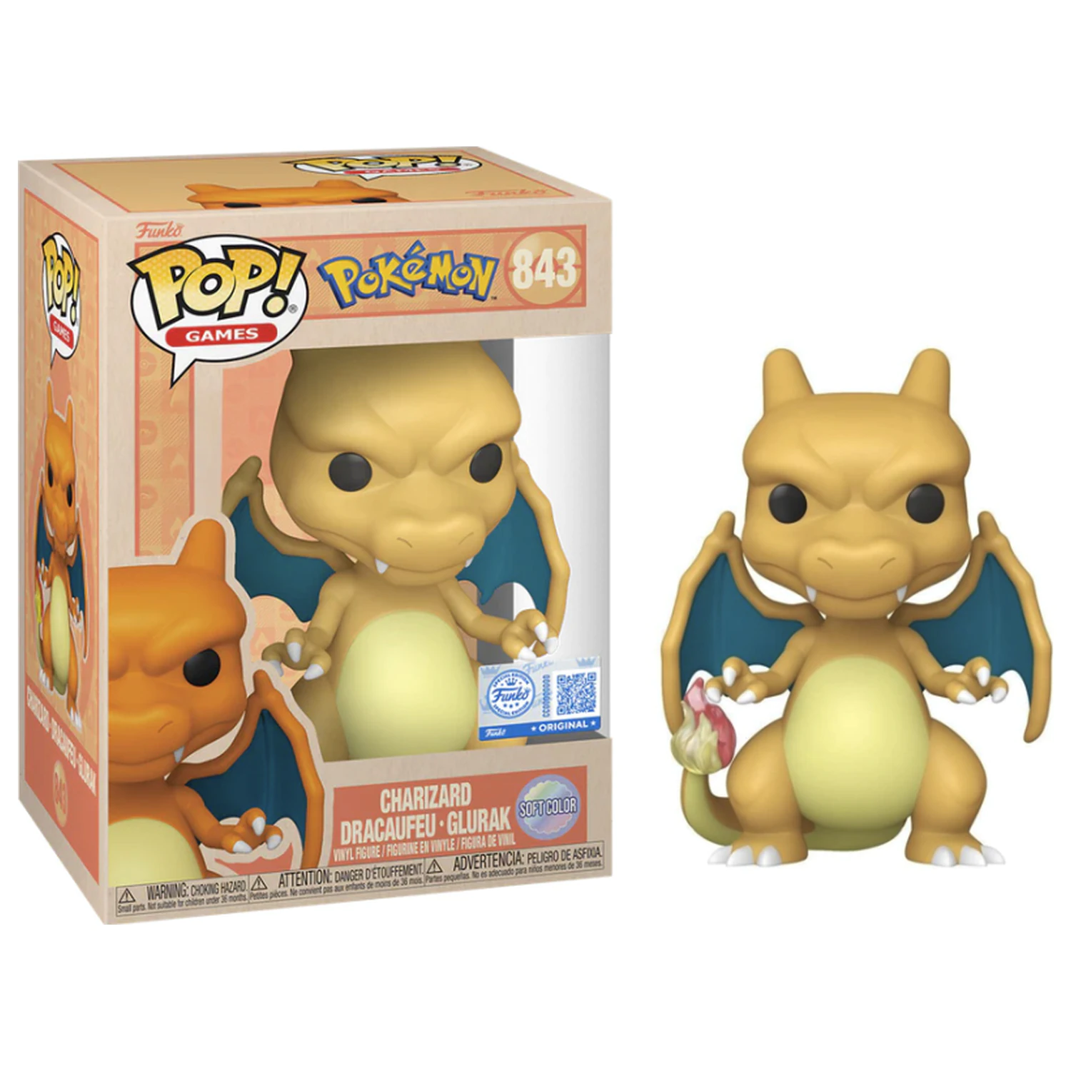 Pokémon Funko POP! figurka Charizard (Soft Color) zdjęcie produktu