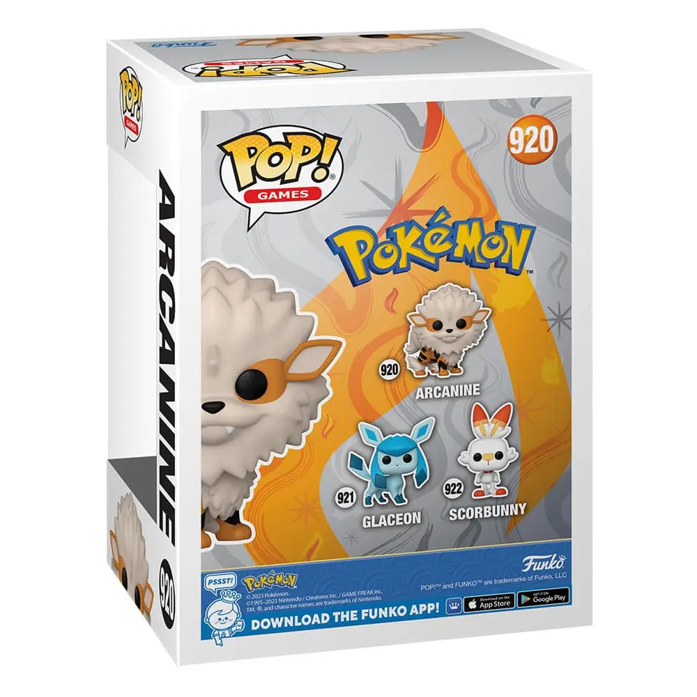 Pokemon POP! Games Figurka winylowa Arcanine (EMEA) 9 cm zdjęcie produktu