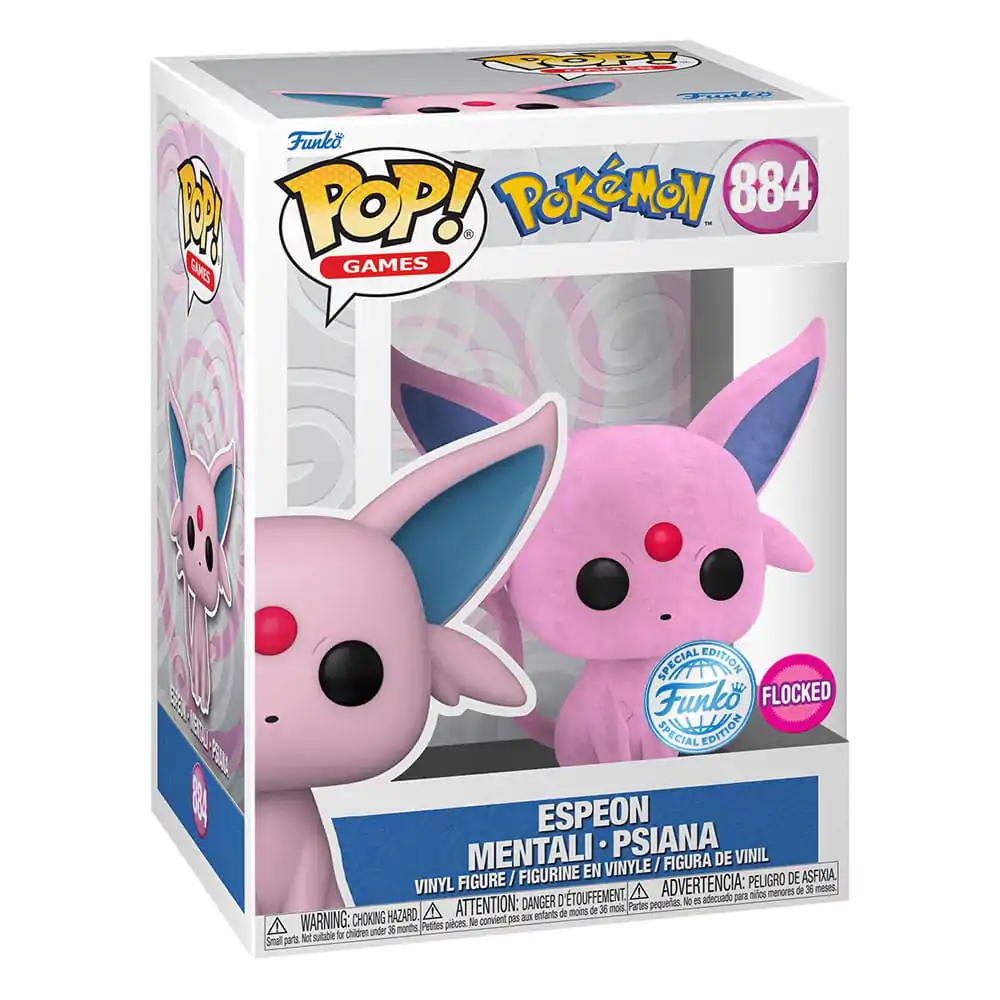 Pokemon Funko POP! Games Figurka winylowa Flocked Espeon 9 cm zdjęcie produktu
