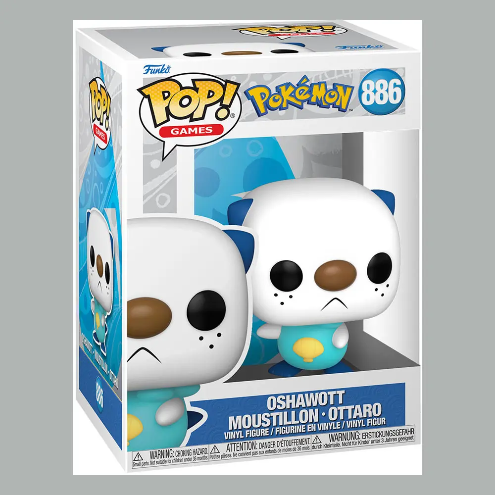 Pokemon POP! Games Figurka Vinyl Oshawott (EMEA) 9 cm zdjęcie produktu