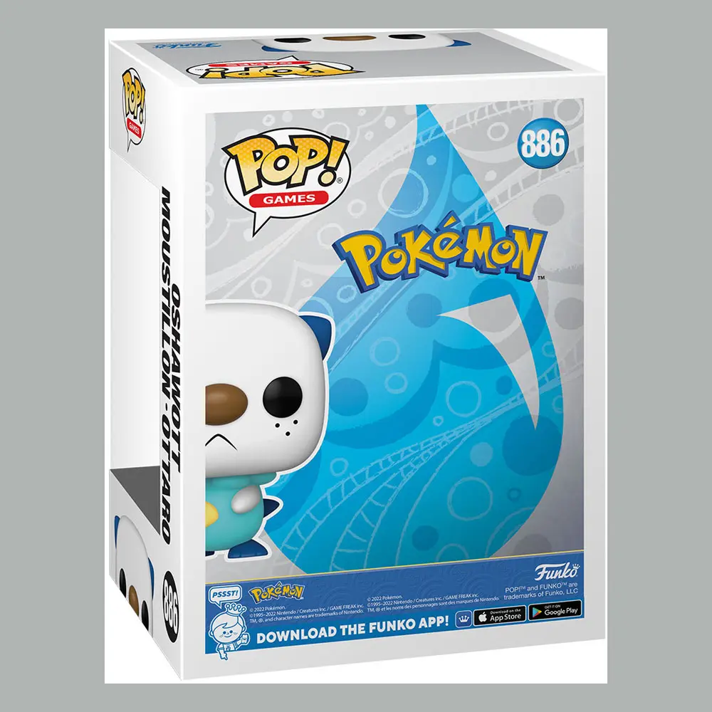 Pokemon POP! Games Figurka Vinyl Oshawott (EMEA) 9 cm zdjęcie produktu