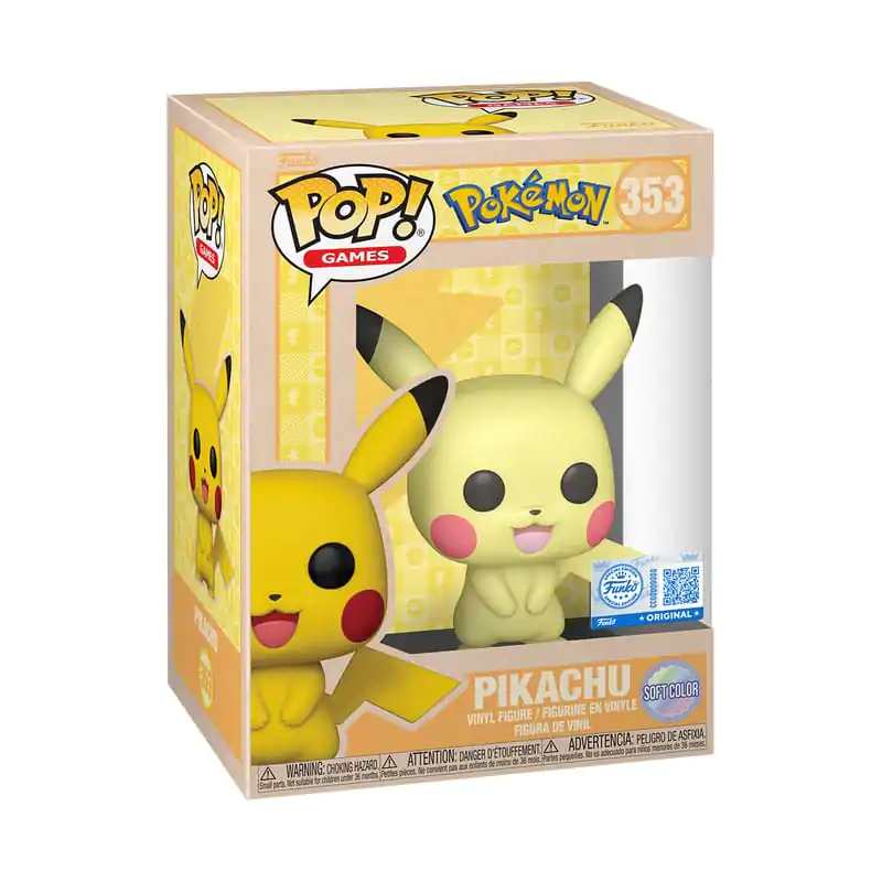 Pokémon Funko POP! Gry Winyl Figura Pikachu (SftClr) 9 cm zdjęcie produktu
