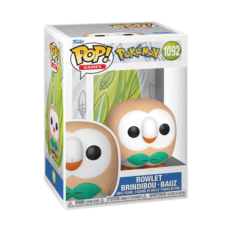 Figurka Winylu Pokemon Funko POP! Games Rowlet 9 cm zdjęcie produktu
