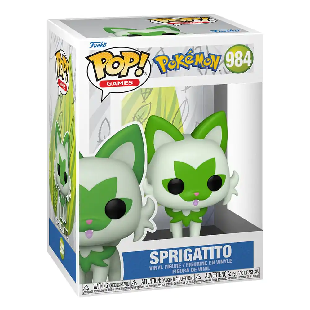 Pokemon Funko POP! Games Figurka Vinyl Sprigatito (EMEA) 9 cm zdjęcie produktu