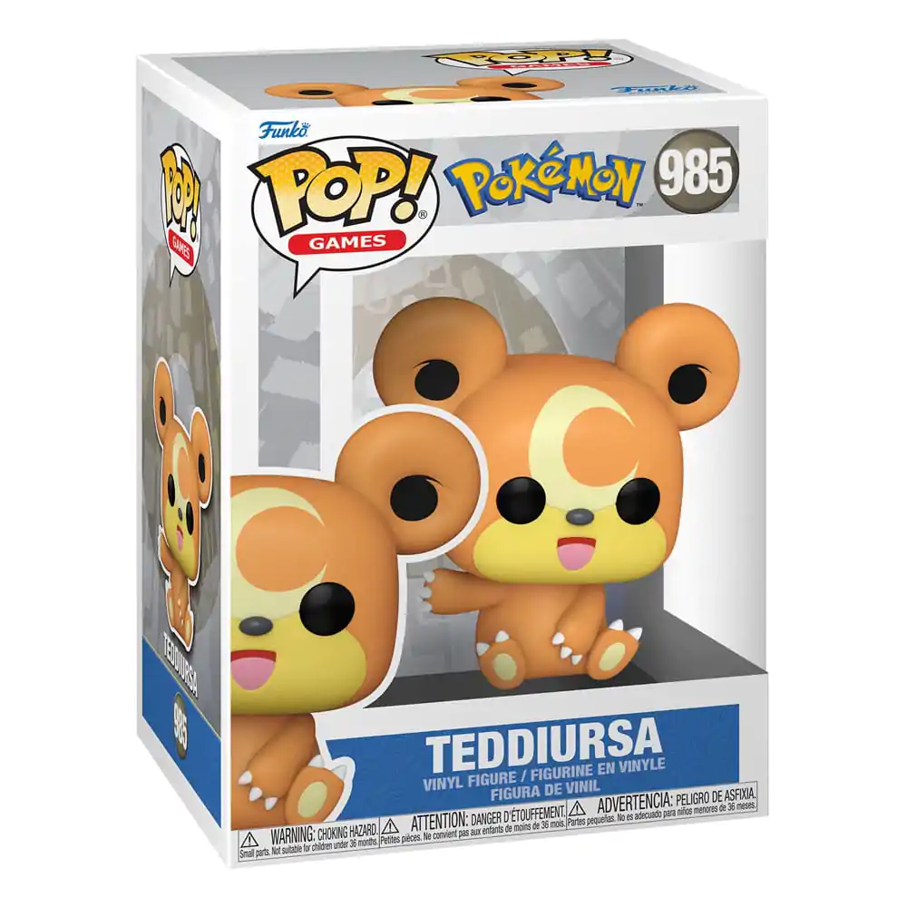 Pokemon Funko POP! Games Figurka winylowa Teddiursa (EMEA) 9 cm zdjęcie produktu