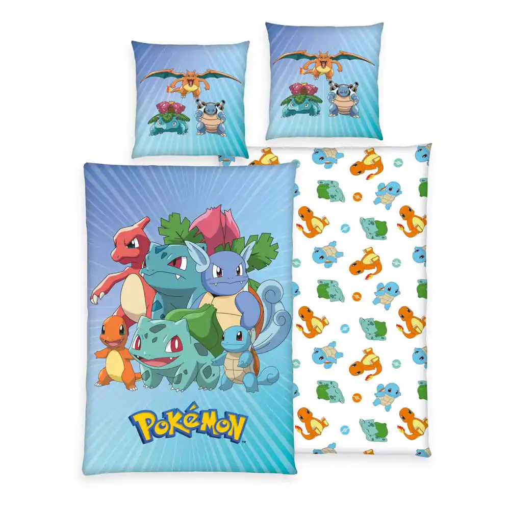 Pokemon Duvet Set Group B 135 x 200 cm / 80 x 80 cm - Zestaw Poszewek zdjęcie produktu