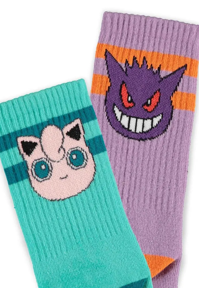 Pokemon Skarpetki 2-Pack Heads Grey 39-42 zdjęcie produktu