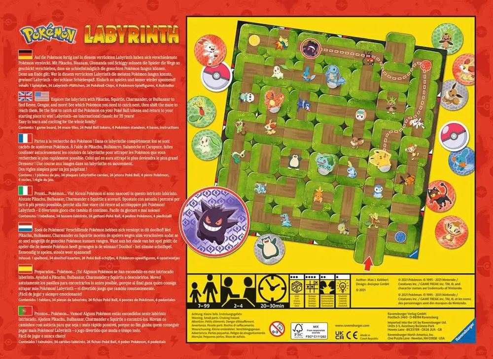 Pokémon Gra Planszowa Labyrinth zdjęcie produktu