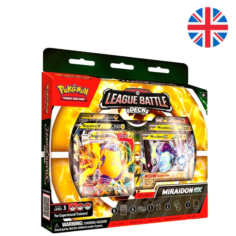 Pokemon League Battle Deck Miraidon Ex kolekcjonerska gra karciana zdjęcie produktu