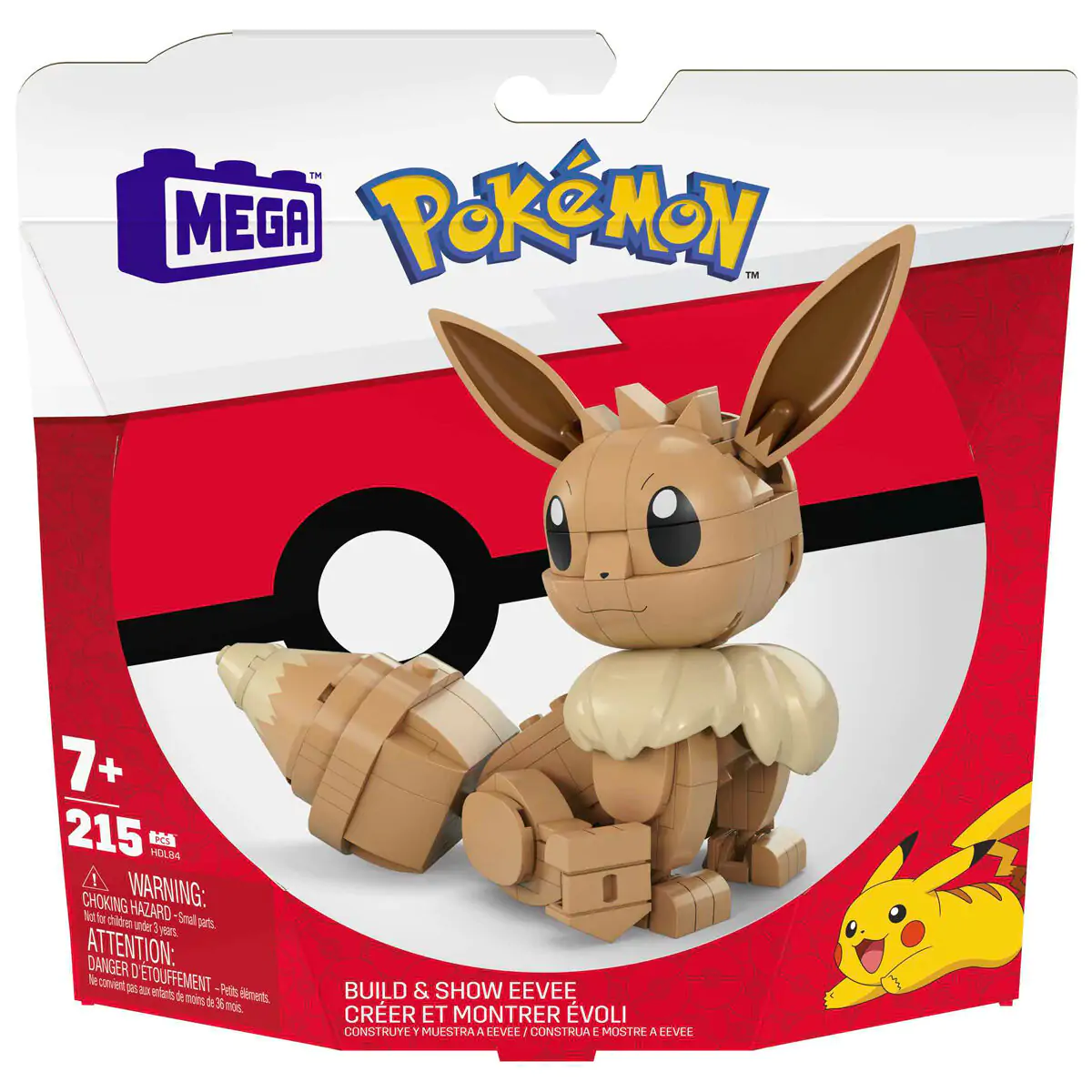 Pokémon Mega Construx Zestaw Konstrukcyjny Build & Show Eevee 13 cm zdjęcie produktu