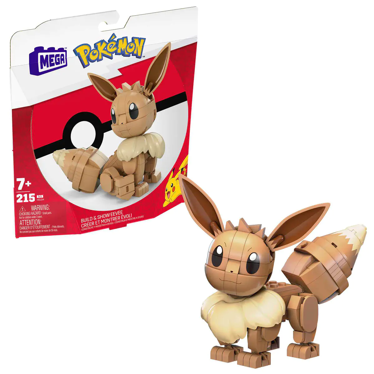 Pokémon Mega Construx Zestaw Konstrukcyjny Build & Show Eevee 13 cm zdjęcie produktu