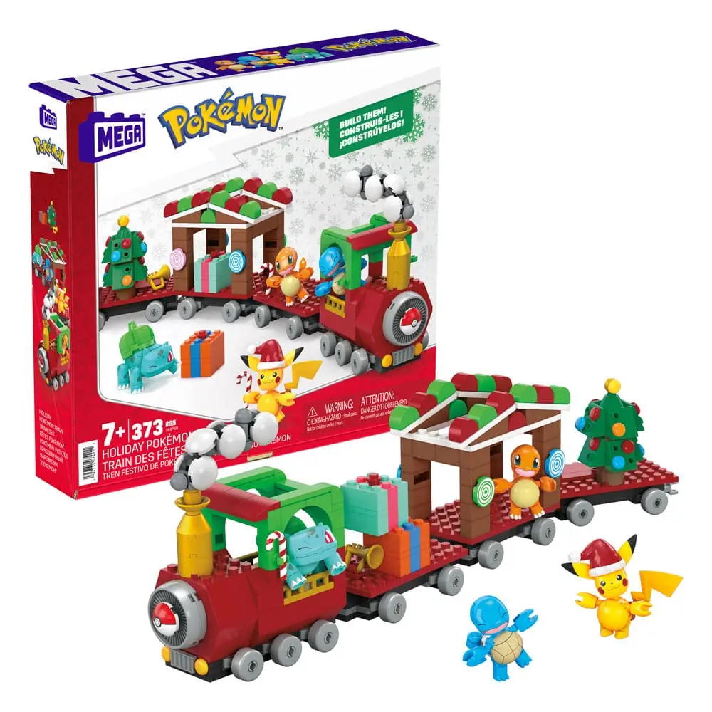 Pokémon Mega Construx Zestaw Konstrukcyjny Świąteczny Pociąg Pokémon zdjęcie produktu