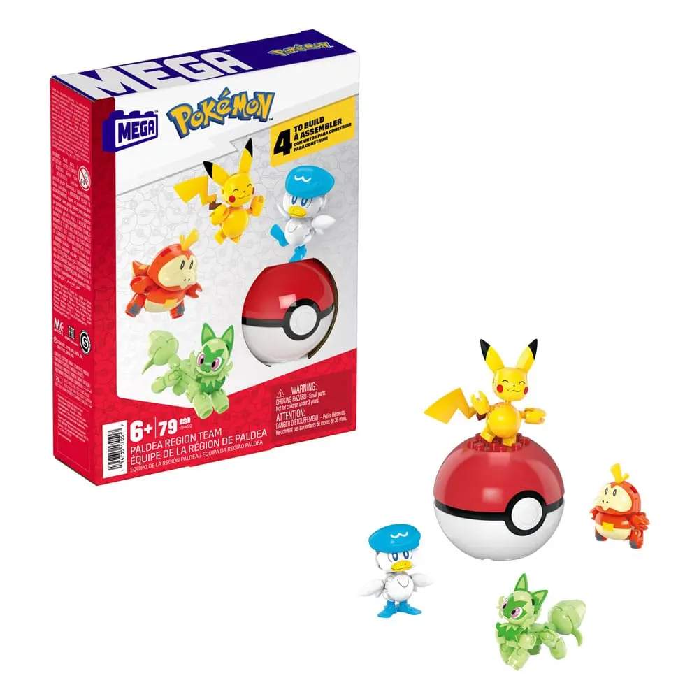 Pokémon Mega Construx Zestaw Konstrukcyjny Drużyna Regionu Paldea zdjęcie produktu