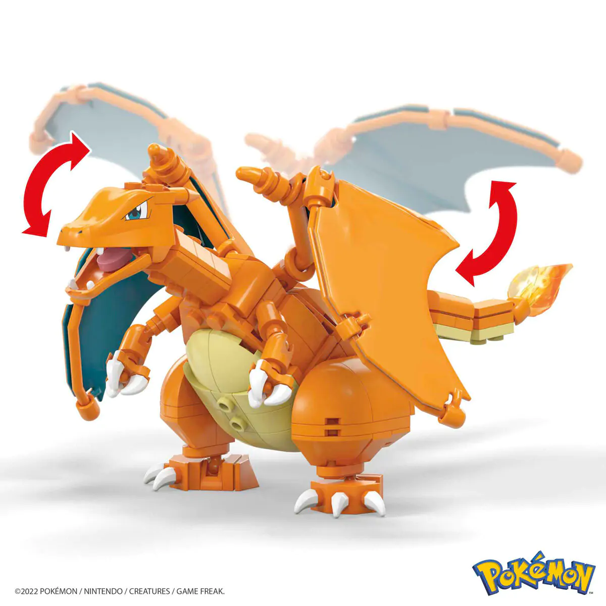 Pokémon Mega Construx Wonder Builders Zestaw Konstrukcyjny Charizard 10 cm zdjęcie produktu