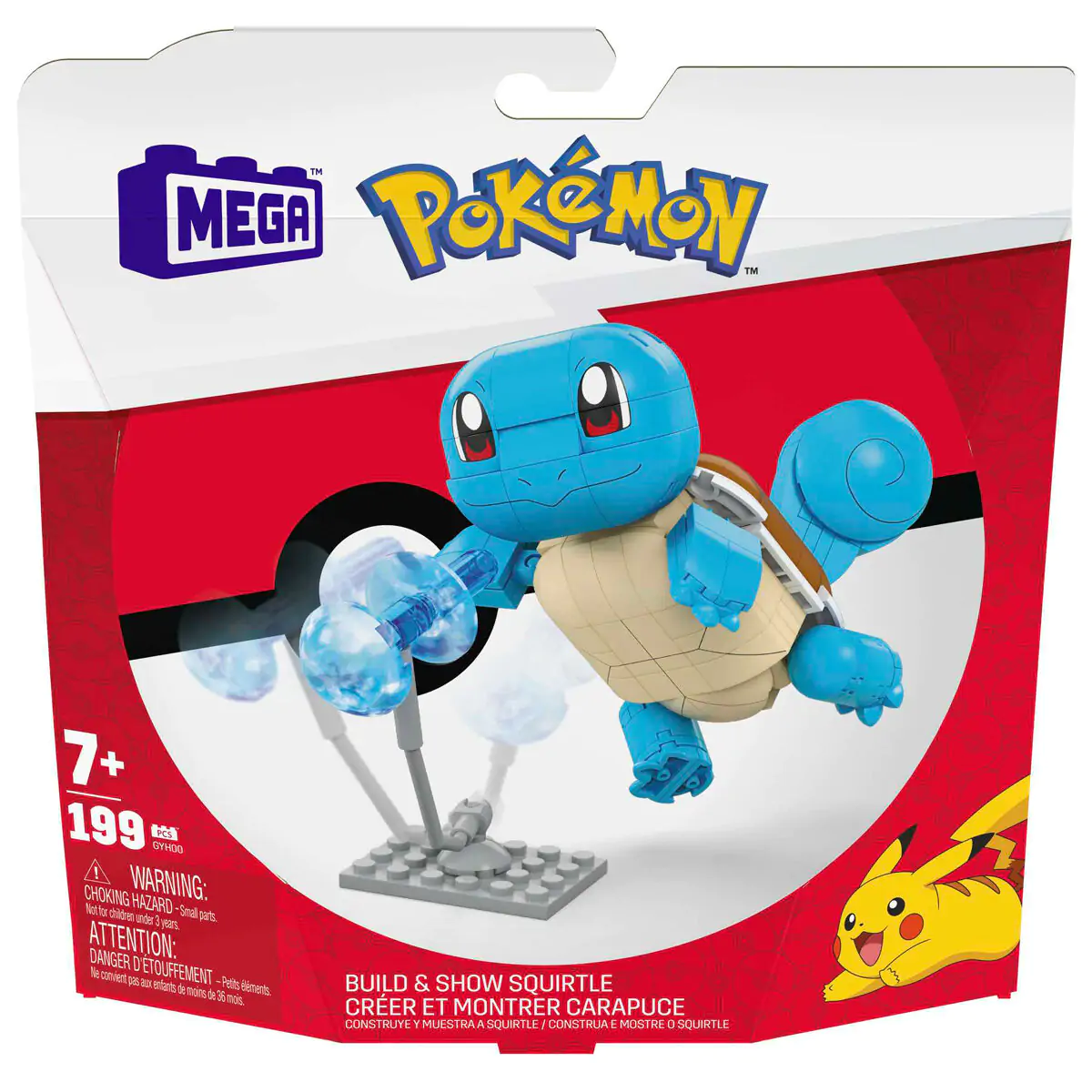 Pokémon Mega Construx Wonder Builders Zestaw Konstrukcyjny Squirtle 10 cm zdjęcie produktu