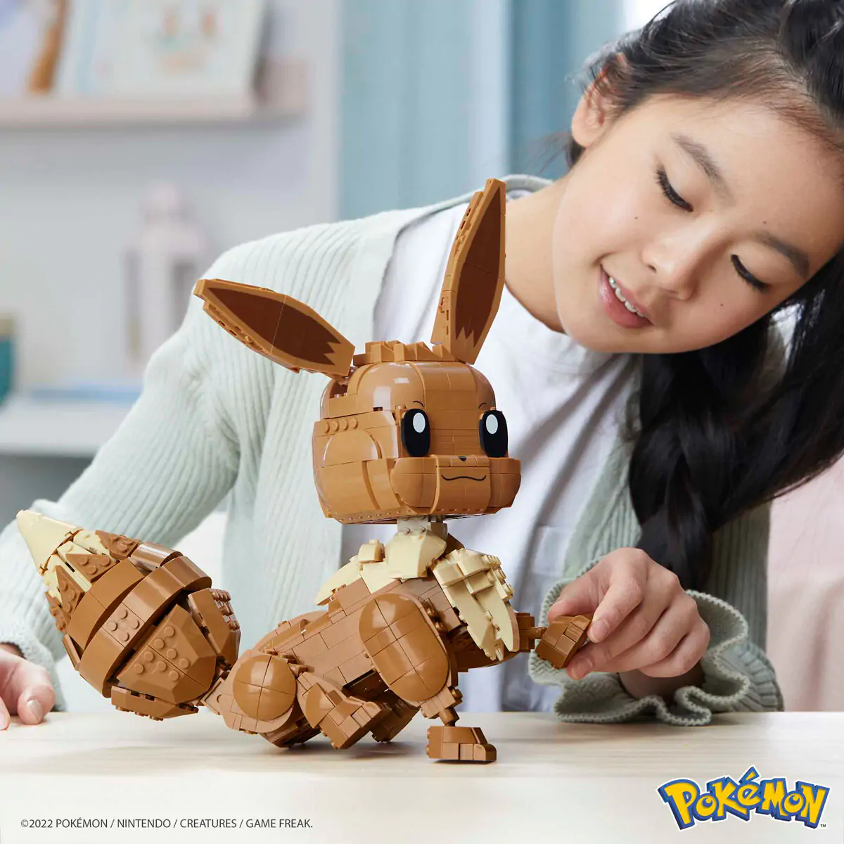 Pokémon Mega Construx Wonder Builders Zestaw Konstrukcyjny Jumbo Eevee 29 cm zdjęcie produktu