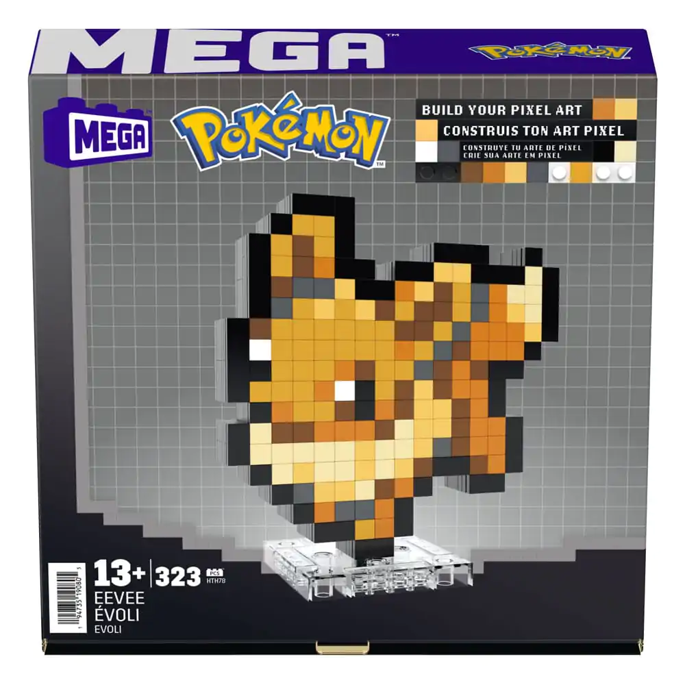 Pokémon MEGA Zestaw Konstrukcyjny Eevee Pixel Art zdjęcie produktu