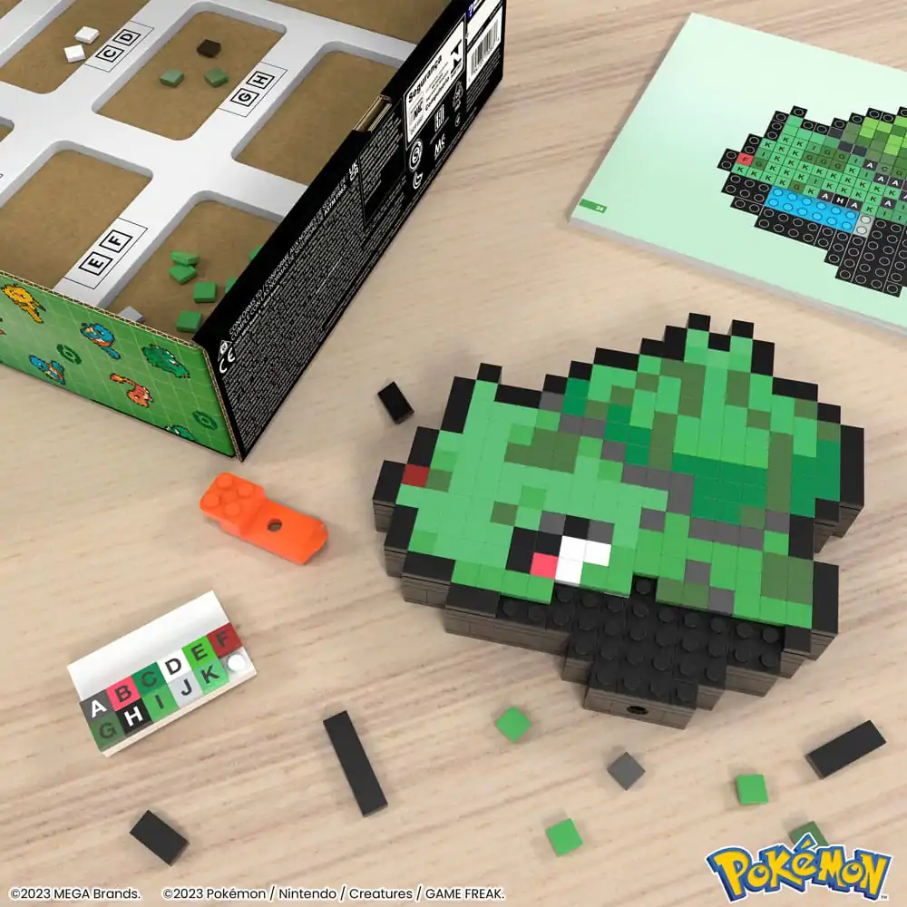 Pokémon MEGA Zestaw Konstrukcyjny Bulbasaur Pixel Art zdjęcie produktu