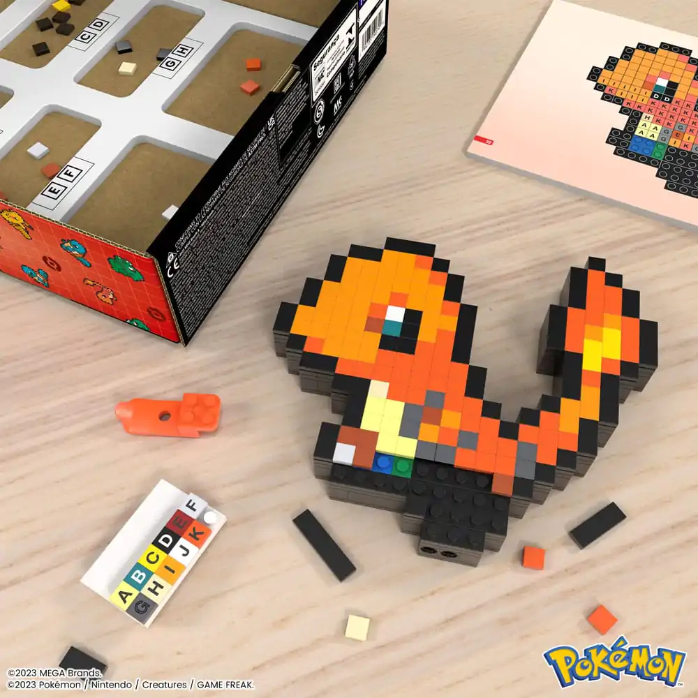 Pokémon MEGA Zestaw Konstrukcyjny Charmander Pixel Art zdjęcie produktu