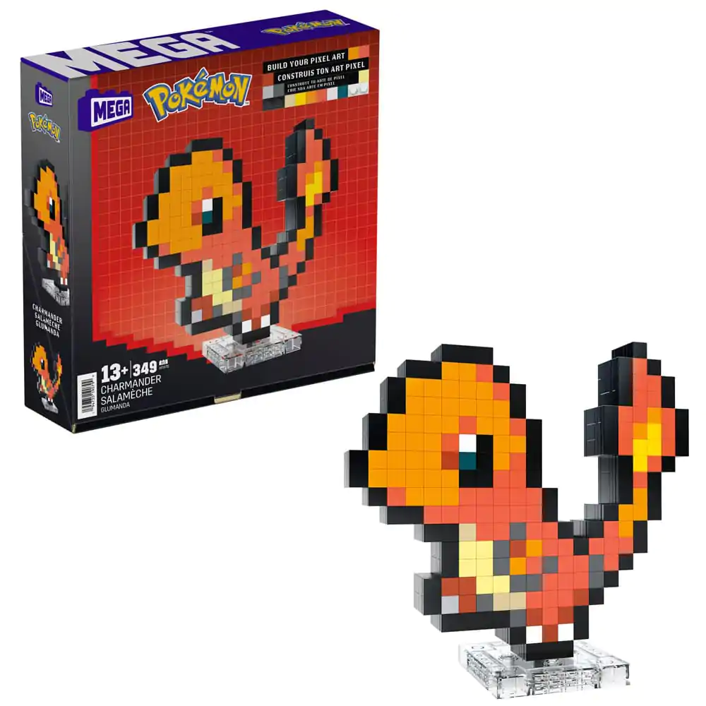 Pokémon MEGA Zestaw Konstrukcyjny Charmander Pixel Art zdjęcie produktu