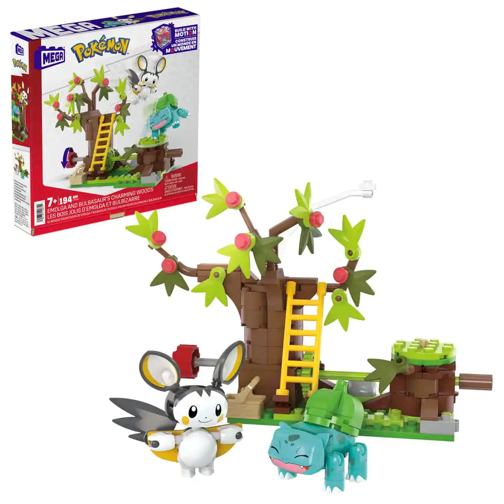 Pokémon MEGA Construction Set Emolga i Uroczy Lasek Bulbasaur'a zdjęcie produktu