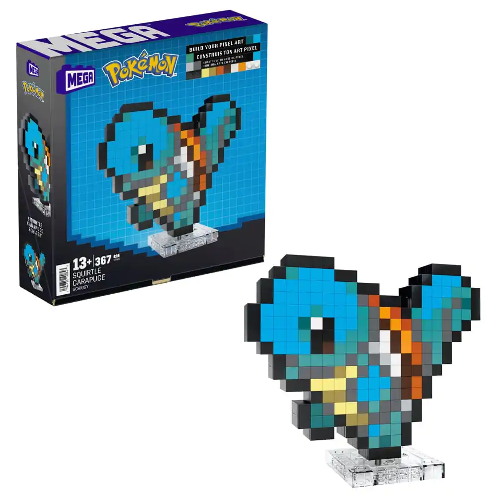 Pokémon MEGA Zestaw Konstrukcyjny Squirtle Pixel Art zdjęcie produktu