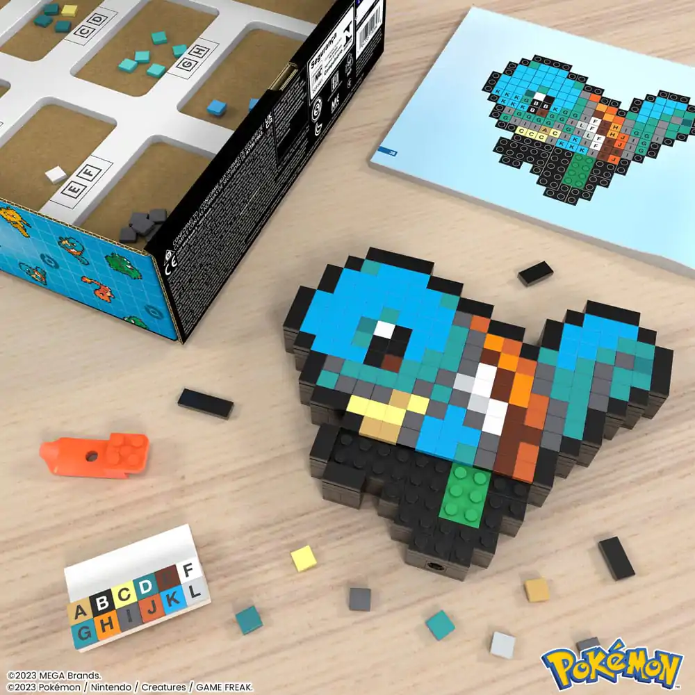 Pokémon MEGA Zestaw Konstrukcyjny Squirtle Pixel Art zdjęcie produktu