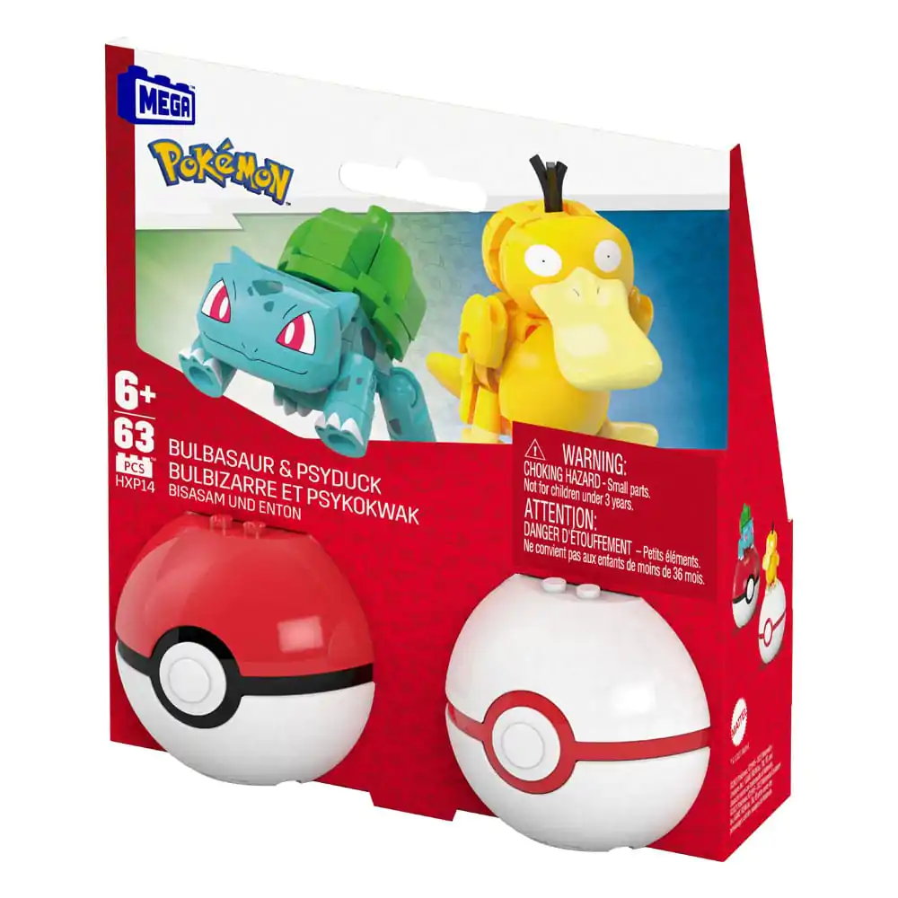 Pokémon MEGA Construction Set Poké Ball Collection: Bulbasaur & Psyduck zdjęcie produktu