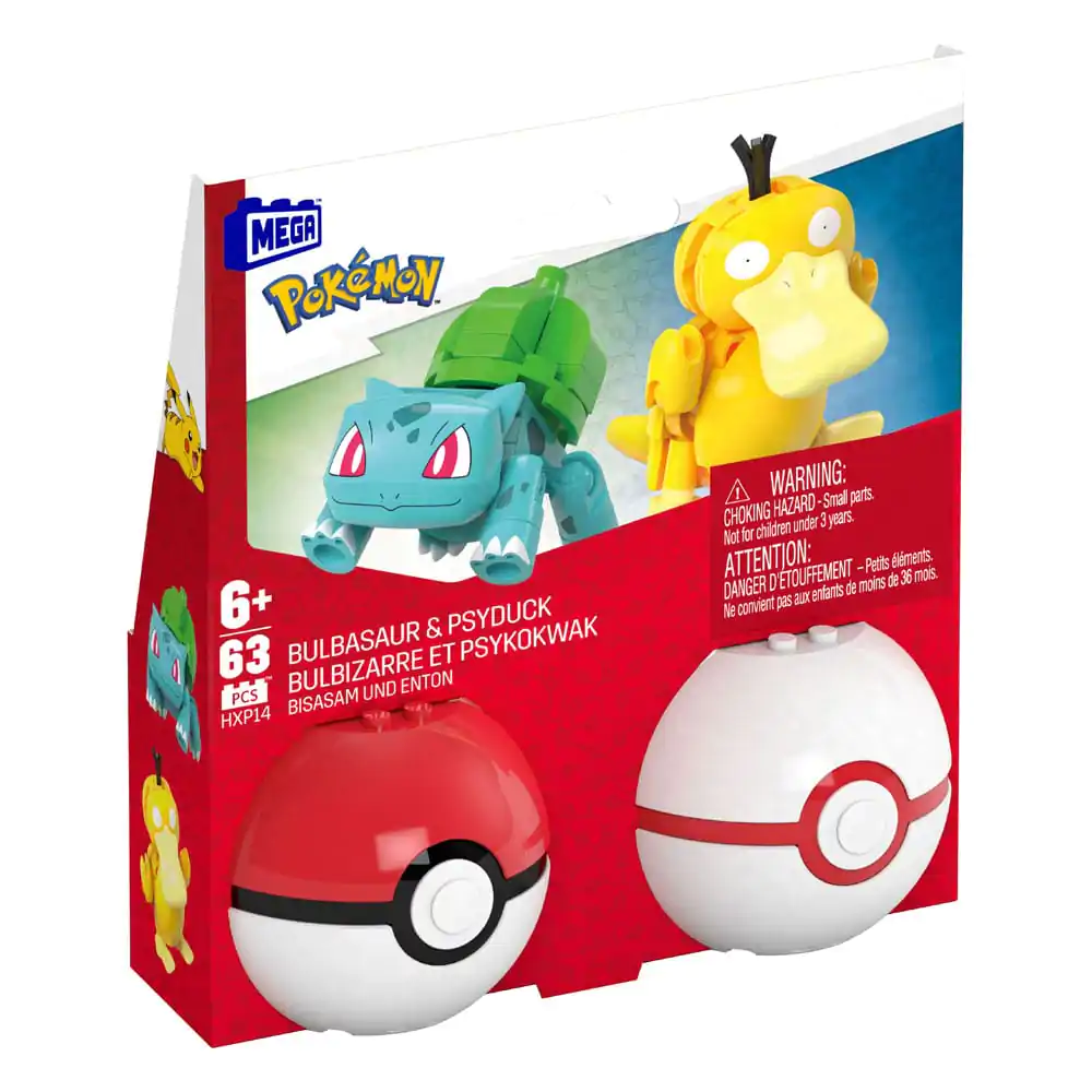 Pokémon MEGA Construction Set Poké Ball Collection: Bulbasaur & Psyduck zdjęcie produktu