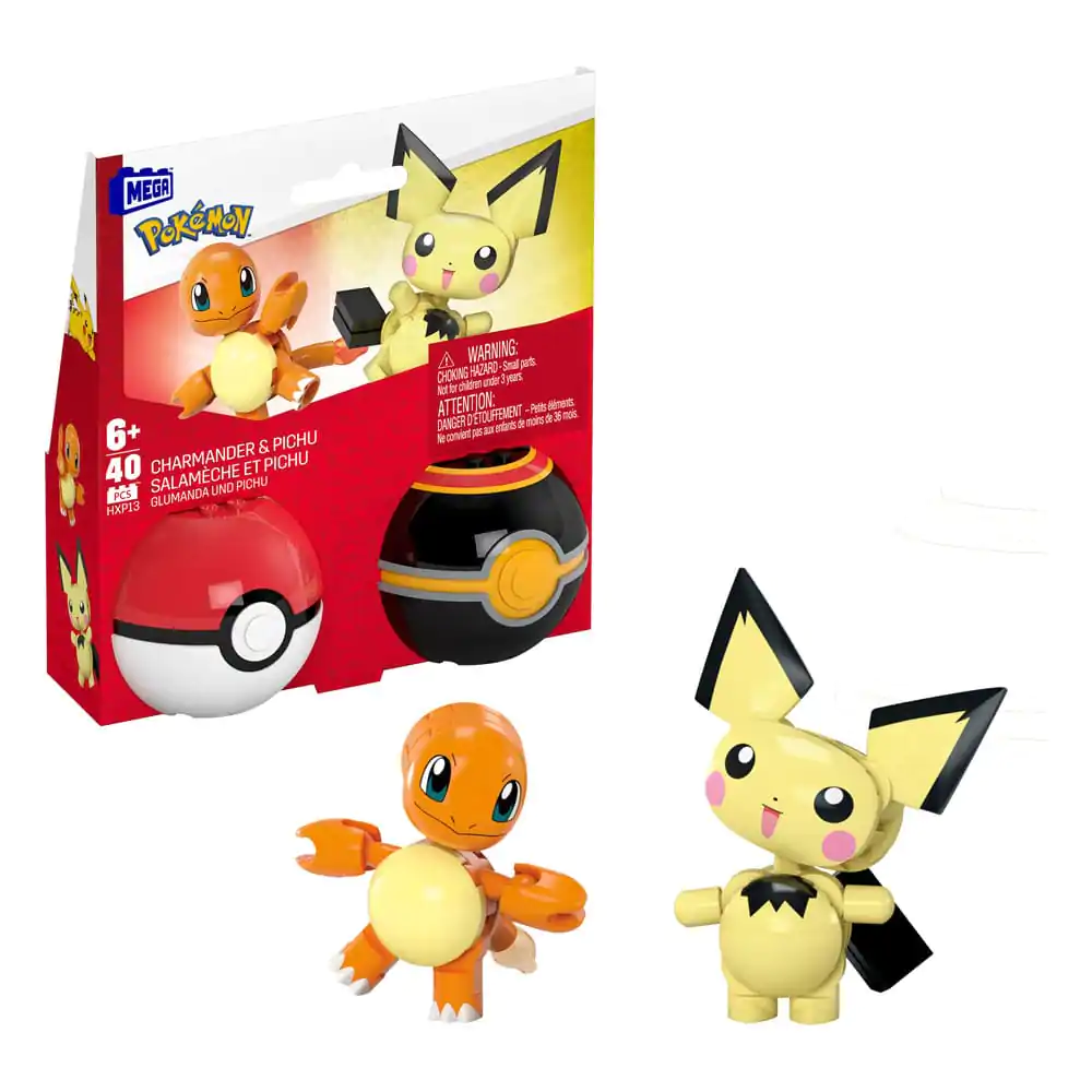 Pokémon MEGA Construction Set Poké Ball Collection: Charmander & Pichu zdjęcie produktu