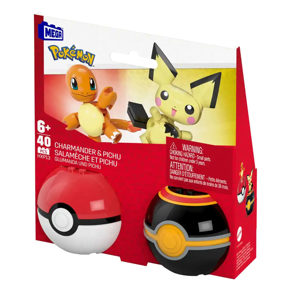 Pokémon MEGA Construction Set Poké Ball Collection: Charmander & Pichu zdjęcie produktu