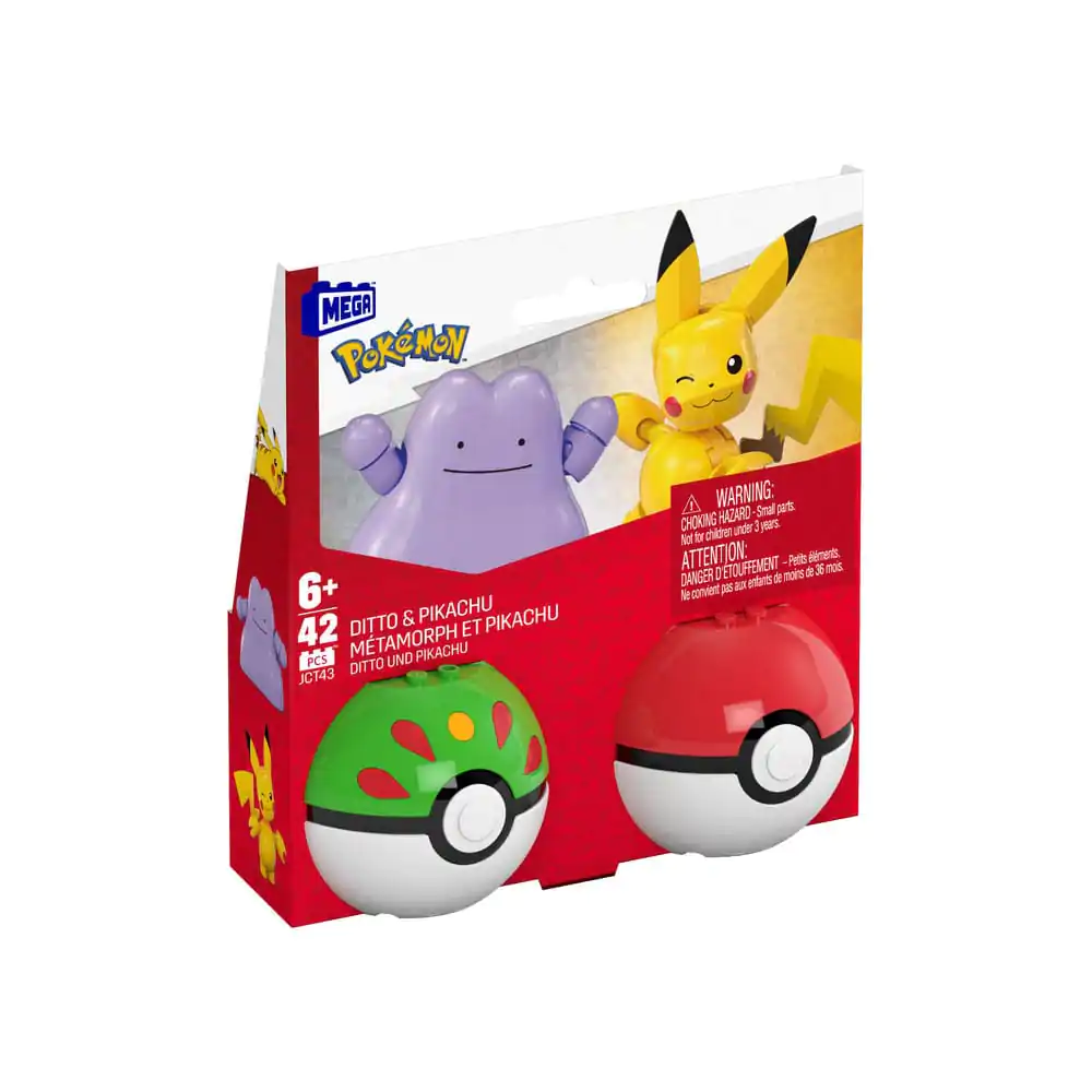 Pokémon MEGA Construction Set Poké Ball Collection: Pikachu i Ditto zdjęcie produktu