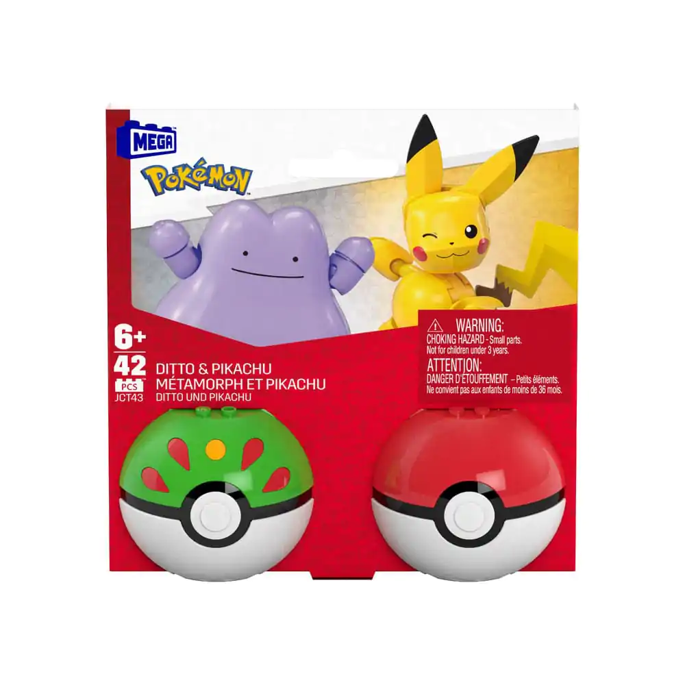 Pokémon MEGA Construction Set Poké Ball Collection: Pikachu i Ditto zdjęcie produktu