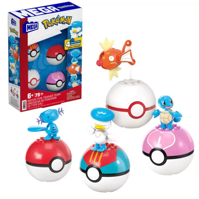 Pokémon MEGA Construction Set Zestaw do Budowania Drużyny Trenerów Typu Wodnego zdjęcie produktu