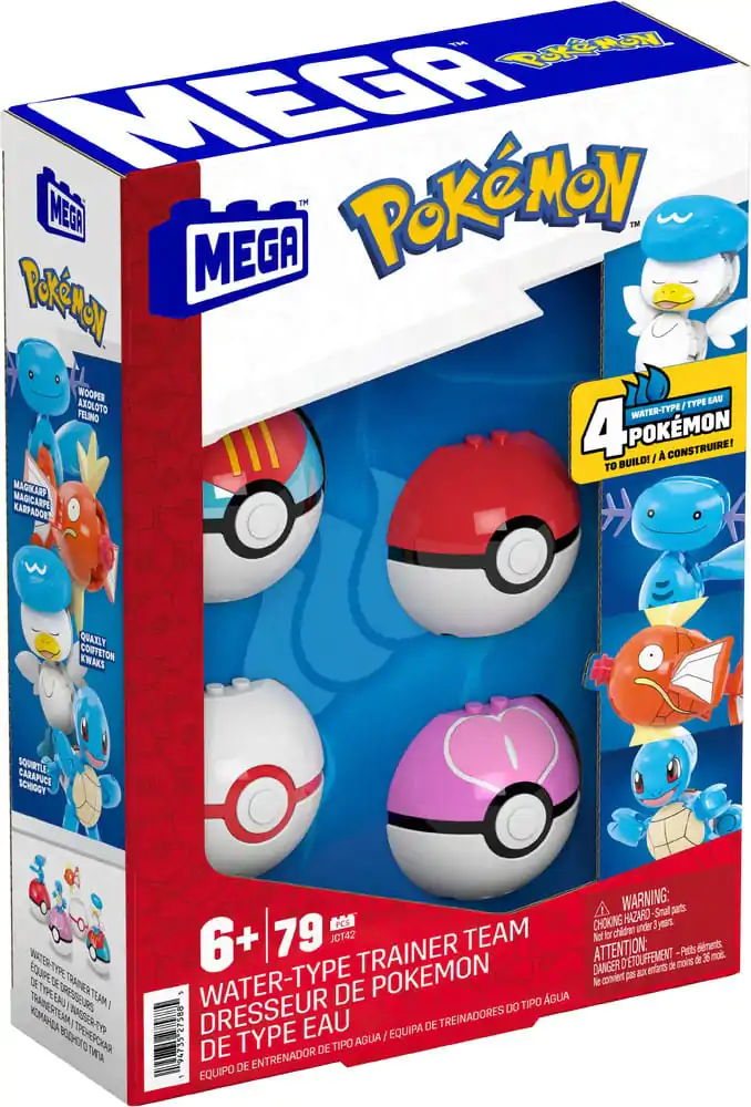 Pokémon MEGA Construction Set Zestaw do Budowania Drużyny Trenerów Typu Wodnego zdjęcie produktu