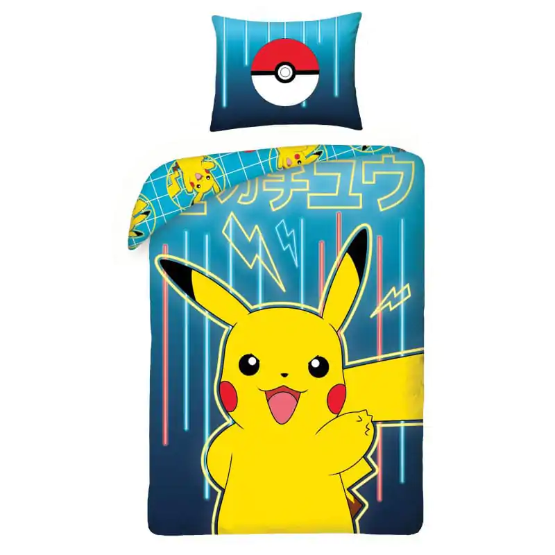 Pokémon Zestaw Poszwy na Kołdrę Pikachu 140 x 200 cm / 70 x 90 cm zdjęcie produktu