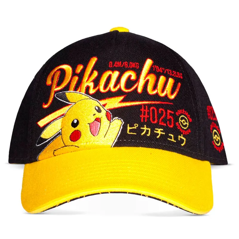 Pokemon Zakrzywiona Czapka z Daszkiem Pikachu Hello zdjęcie produktu