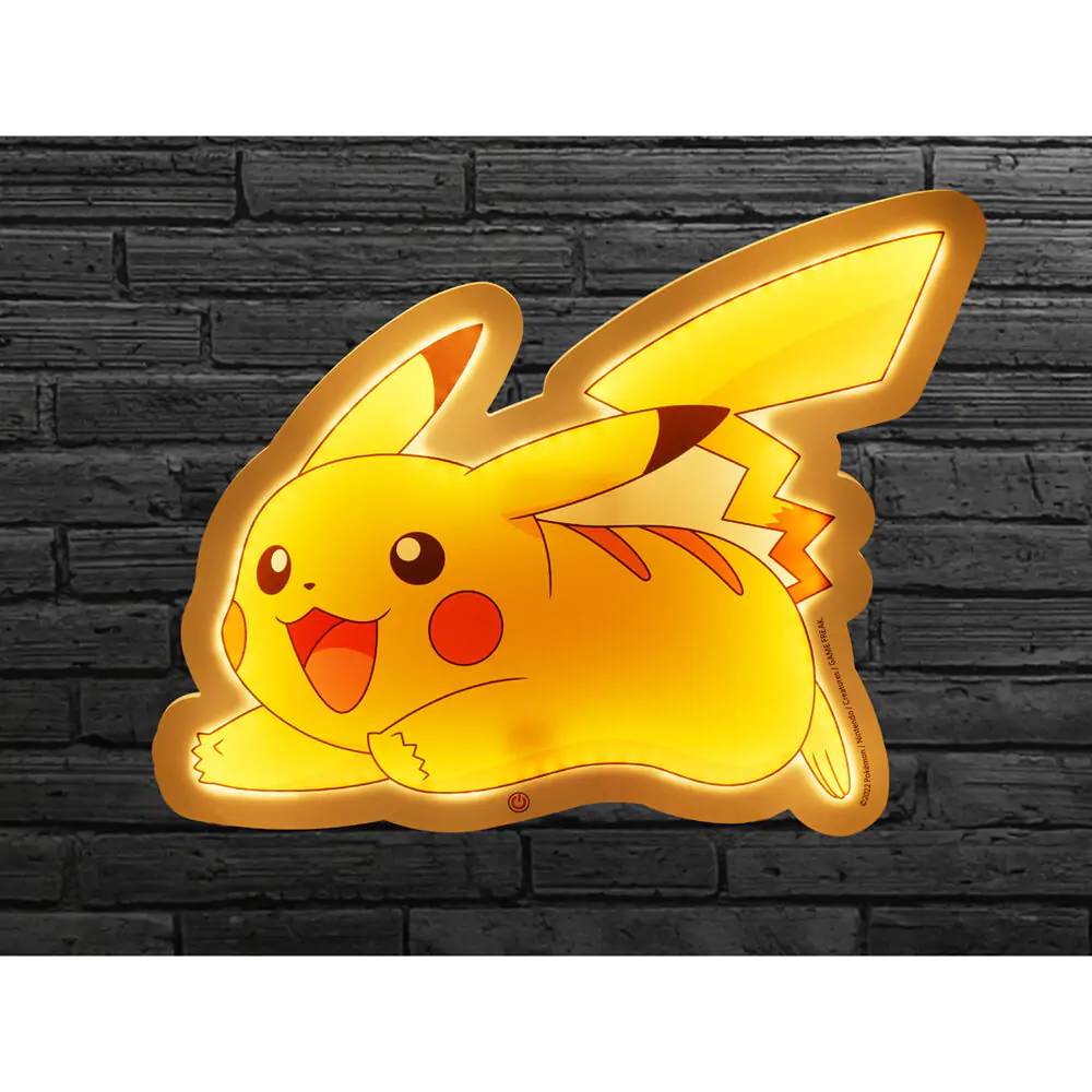 Pokémon LED Lampa Ścienna Światło Pikachu 22 cm zdjęcie produktu