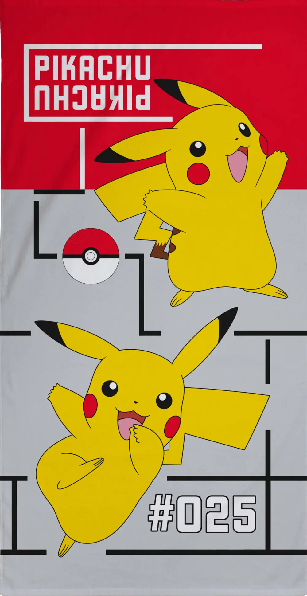 Ręcznik plażowy bawełniany Pokemon Pikachu zdjęcie produktu