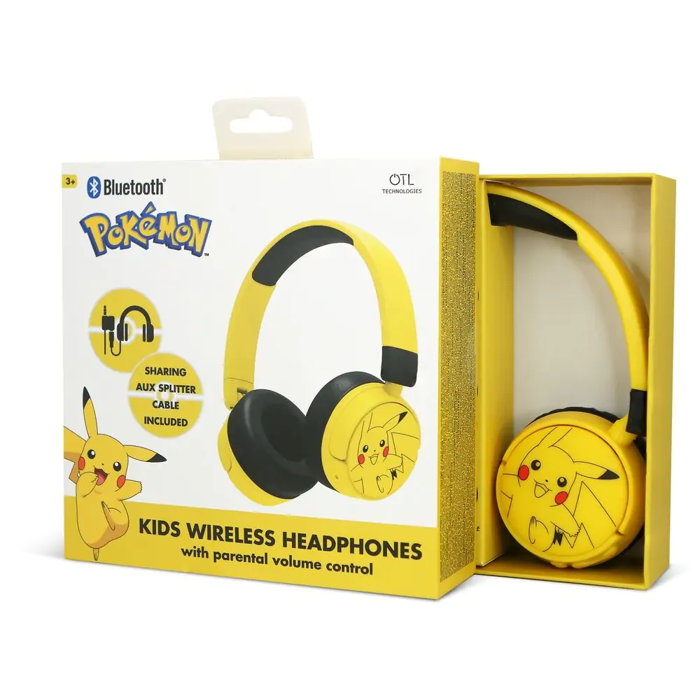 Pokemon Pikachu słuchawki dla dzieci zdjęcie produktu