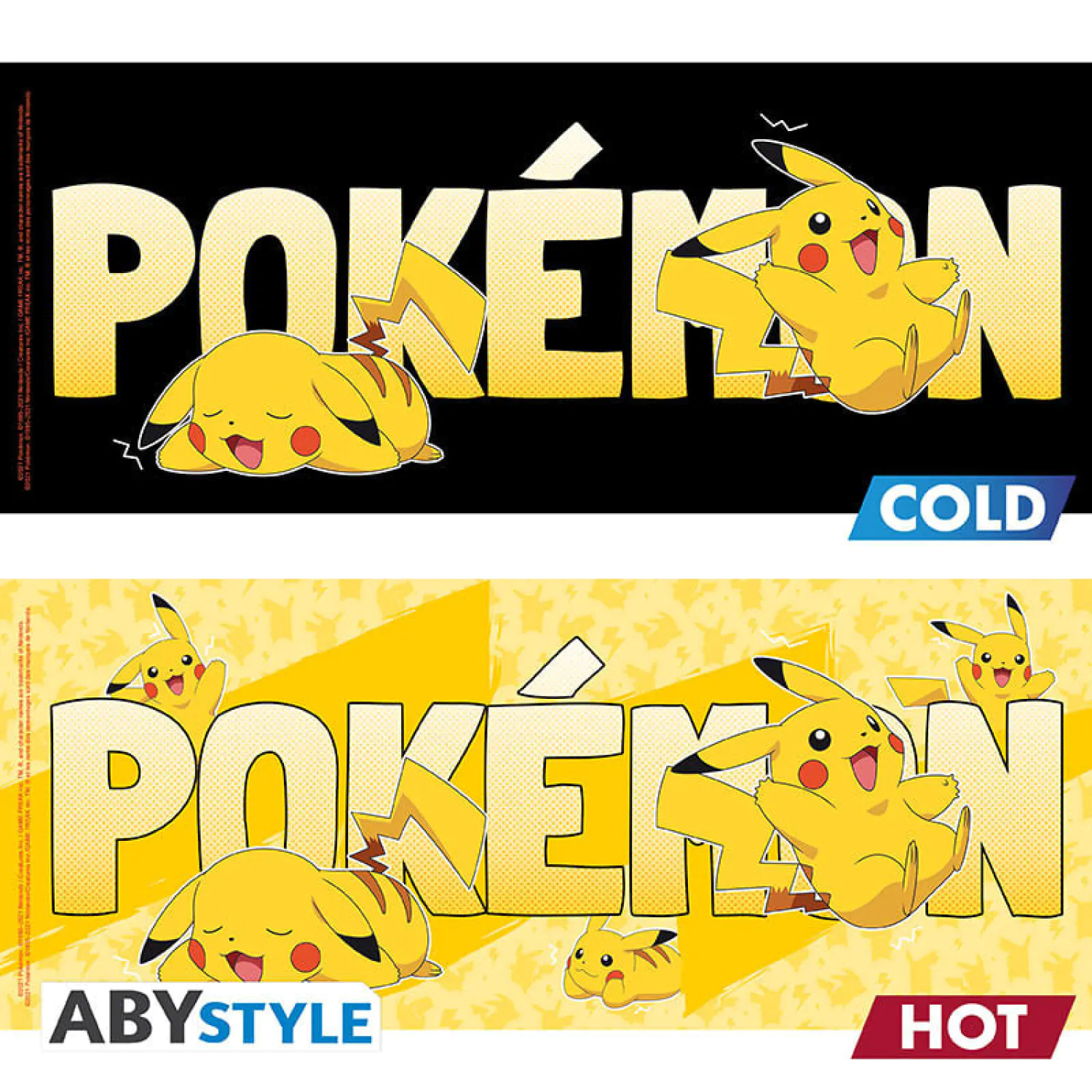 Pokemon Pikachu kubek zmieniający kolor pod wpływem ciepła zdjęcie produktu