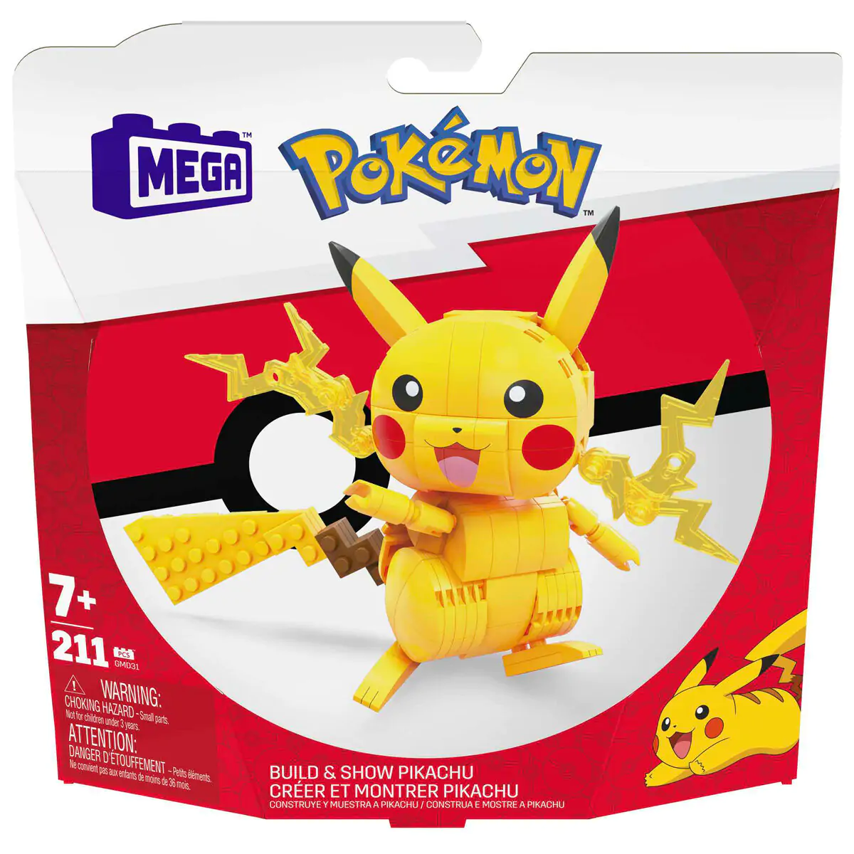 Pokémon Mega Construx Wonder Builders Zestaw Konstrukcyjny Pikachu 10 cm zdjęcie produktu