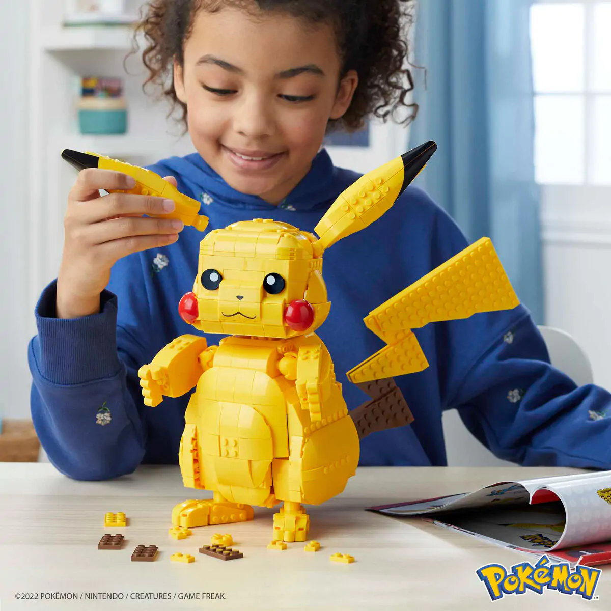 Pokémon Mega Construx Wonder Builders Zestaw Konstrukcyjny Jumbo Pikachu 33 cm zdjęcie produktu