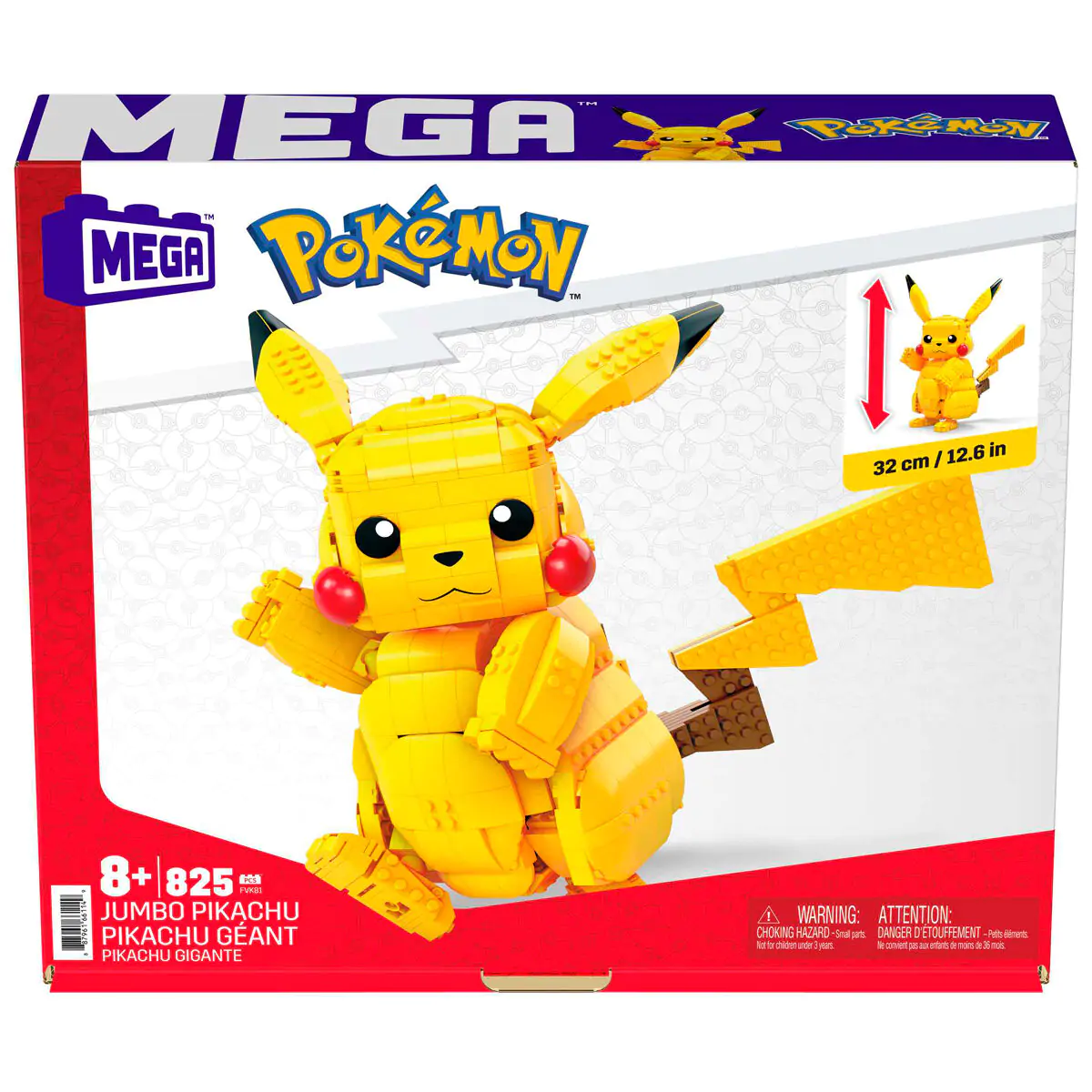 Pokémon Mega Construx Wonder Builders Zestaw Konstrukcyjny Jumbo Pikachu 33 cm zdjęcie produktu