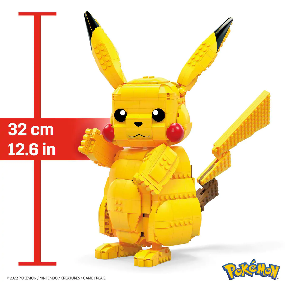 Pokémon Mega Construx Wonder Builders Zestaw Konstrukcyjny Jumbo Pikachu 33 cm zdjęcie produktu