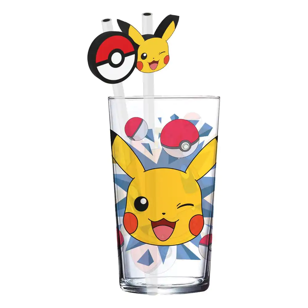 Pokémon Szklanka z Słomkami Pikachu 485 ml zdjęcie produktu