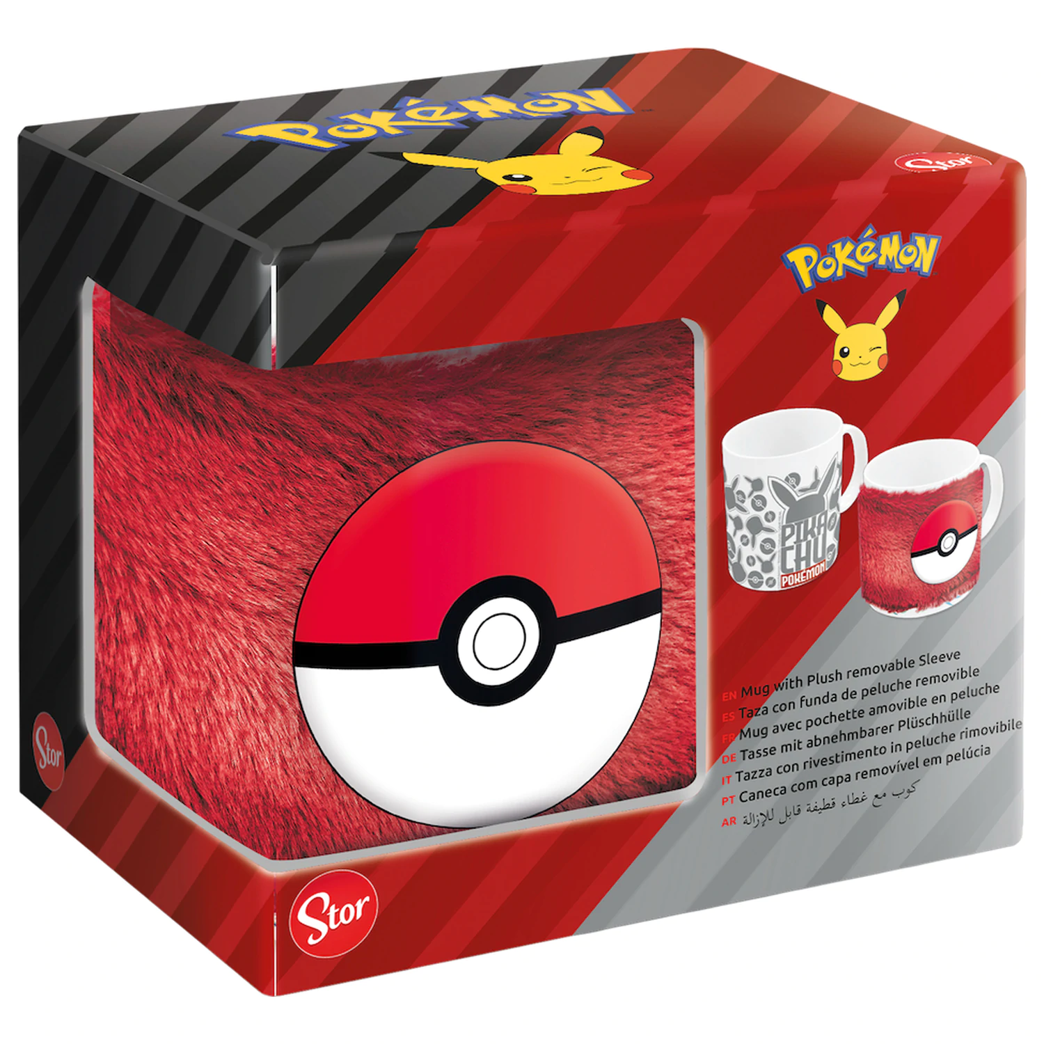 Pokémon Poké Ball Pluszowy Pokrowiec Kubek 325 ml zdjęcie produktu